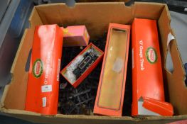 Box of O Gauge Track, and One Triang Engine