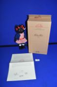 Steiff 26cm Golly Girl Certificate No. 996 Item No. 661099