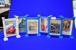 Six Model Advertising Placards