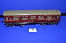 Hornby O Gauge No. 2 LMS Corridor Coach