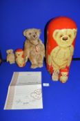 Steiff Matryoshka Teddybaren Set Certificate No. 687 Item No. 038198
