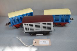 Three Hornby O Gauge No 1 1930’s (restored)