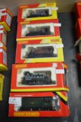 Five Assorted Boxed Hornby 00 Gauge Model Trains