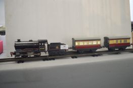 Hornby Clockwork Type 50 Tender & Loco with Corridor Coach, and Corridor Break Van 1950’s