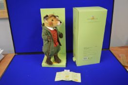Steiff Beatrix Potter Collection “Mr Tod” Certificate No. 00587