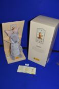 Steiff Classic Disney Winnie the Pooh “Rabbit” Certificate No. 1432 Item No. 651731
