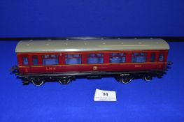 Hornby O Gauge No.2 LMS Corridor Coach 1930’s