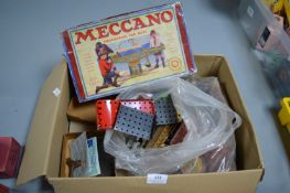 Box of Assorted Meccano Parts