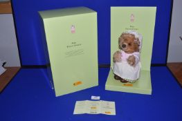 Steiff Beatrix Potter Collection “Mrs Tiggywinkle” Certificate No. 00463 Item No. 661822
