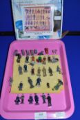 ~25 Assorted O and 00 Gauge Lead Figurines