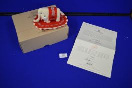 Steiff Collectors Club Edition 2002/3 Elpefantle als Nadelkissen Club Certificate No. 2503 Item