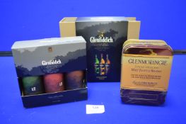Two Glenfiddich and One Glenmorangie Scotch Whisky Gift Sets