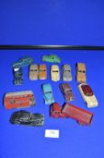 Playworn Dinky Diecast Toy Vehicles