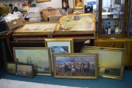 Eight Assorted Framed Prints