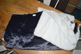 *Double Sided Faux Fur Throw