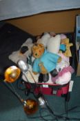 Case of Soft Toys, and Lights