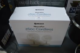 *Meaco Cordless Desk Fans 2pk