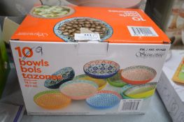 *Nine Signature Serving Bowls