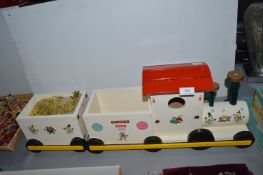 Wooden Train Christmas Decorations