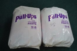 *Two Packs of Huggies Pull-Up Training Pants