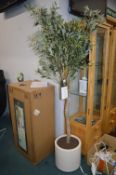 *Artificial Olive Tree and a Planter