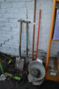 Garden Tools and a Heater