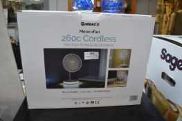 *Meaco Cordless Desk Fan 2pk
