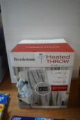 *Brookstone Heated Throw 60”x60”