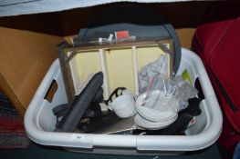 Mixed Lot Including Cups & Saucers, Neck Cushion,