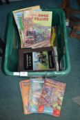 Box of Books Including Trains, Practical Mechanics