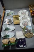 Quantity of Decorative Plates, Mugs, etc.