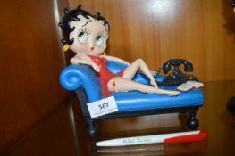 Betty Boop Reclining Figurine