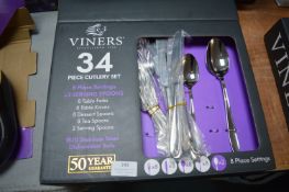 *Viners Stainless Steel Cutlery Set (incomplete)