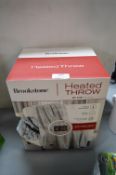 *Brookstone Heated Throw 50”x60”