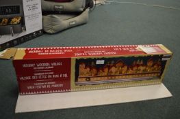 *Christmas Wooden Village LED Advent Calendar