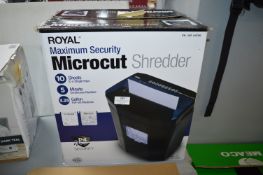 *Royal Micro Cut Shredder