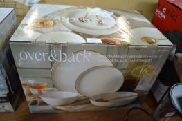 *Over & Back Dinnerware Set