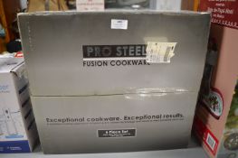 *Pro Steel 6pc Cookware Set