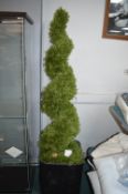 *6ft Cedar Spiral Topiary in Planter