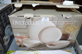 *Over & Back Dinnerware