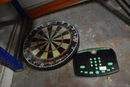 Dartboard with Recording Machine