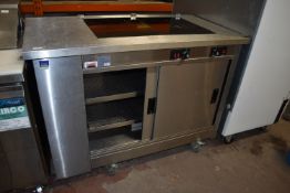 *FKHTI20 Stainless Steel Hot Cupboard with Hot Plates 240v 100x137x74cm