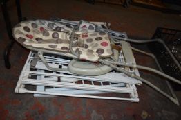 Three Assorted Baby Gates and a Highchair