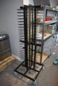 *Plate Rack on Wheels
