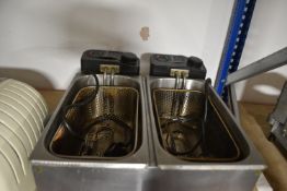 Adexa Dual Basket Countertop Fryer