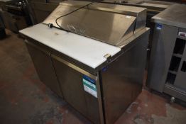 *Stainless Steel Refrigerated Preparation Unit 240v 130x124x76cm