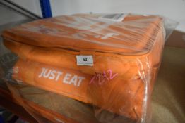 Orange Food Delivery Bag