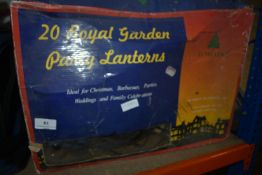 Twenty Royal Garden Party Lanterns