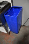 Large Quantity of Blue Baskets
