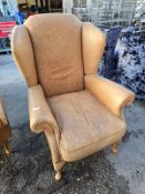 Single Leather Armchair (Matching Lot 243)